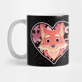 Fox Lover Heart Wildlife Forest Animal Fox Mug